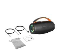 Leftwei Altavoz Bluetooth Portátil, Graves Potentes de 50 W con Luces RGB, Altavoz Inalámbrico BT 5,3 para Fiestas en Casa Al Aire Libre (Black)