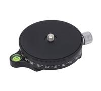 Leftwei Cabezal de Trípode Panorámico para Cámara de Aleación de Aluminio Resistente de 60 Mm Diseñado para un Movimiento Panorámico Suave, Fotografía de Paisajes