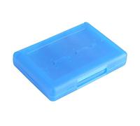 Leftwei Caja de Tarjeta de Memoria de Juego, 28 en 1 PP Caja de Almacenamiento de Cartucho de Soporte de Caja de Tarjeta de Juego de plástico para Nintendo 3DS DSL DSI LL(Azul)