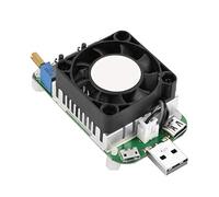 Leftwei Carga Electrónica USB LD25, Carga Inteligente de Alto Rendimiento, de Prueba de Descarga Constante con Protección contra Sobrevoltaje, Ideal para Prueba de Batería Resistencia Ajustable