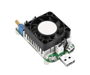 Leftwei Carga Electrónica USB LD25, Carga Inteligente de Alto Rendimiento, de Prueba de Descarga Constante con Protección contra Sobrevoltaje, Ideal para Prueba de Batería Resistencia Ajustable