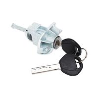 Leftwei Conjunto de Cilindro de Cerradura de Puerta, Reemplazo de Puerta Delantera Izquierda con Llave para E46 325i 330i 330xi 2001-2006, Ajuste OEM a Prueba de Herrumbre de Aleación de Zinc