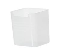 Leftwei Contenedor Organizador para Refrigerador para Puerta Lateral |Maximiza el Espacio del Refrigerador, Plástico Libre de BPA, Mantiene los Alimentos Frescos, Contenedor de Almacenamiento para