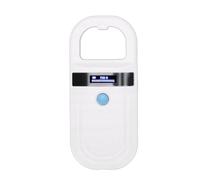 Leftwei Escáner Microchip para Mascotas Recargable, Almacenamiento 128 Registros Datos Etiqueta Identificación Animales Escáner Mano Pantalla OLED Soporte para Microchips FDX B