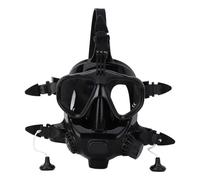 Leftwei Gafas de Buceo Integrales Antivaho a Prueba de Fugas Vista Panorámica de 180° para Snorkel y Buceo, Talla Única, Silicona y Vidrio, Incluye Soporte para Cámara