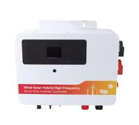 Leftwei Inversor de Controlador de Carga Híbrido Solar Eólico, Inversor de Carga Dual MPPT Solar de 600 W Eólico de 400 W, de Pantalla LCD con Protección contra Sobrevoltaje, bajo Voltaje y