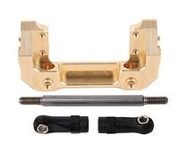 Leftwei Juego de Soportes de Parachoques Delantero de Latón con Tirantes para Coche Axial SCX10 III AX103007 1/10 RC, Duradero, Fácil de Instalar, Dorado 1 Juego