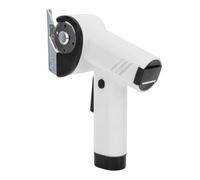 Leftwei Juego de Tijeras Eléctricas Inalámbricas, Cortador de Cartón Recargable con Cuchillas de Seguridad y Luz LED, Tijeras de Artesanía de Alfombras de Cuero para Embalaje (WHITE)