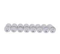 Leftwei Juntas de Aluminio para Impresora 3D, Soportes de Motor Resistentes a la Corrosión de 40 Mm para una Alineación Precisa, Paquete de 8, Color Plateado