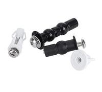 Leftwei Kit de Herrajes para Asiento de Inodoro, Compatible con la Mayoría de los Inodoros Estándar | de Bloqueo Doble Resistente a la Oxidación, Acero Inoxidable 304 y Caucho, Juego de Repuesto