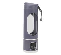 Leftwei Licuadora Portátil Recargable para Exprimir Batidos y Más, Vaso Exprimidor Compacto de 450 Ml para Uso Doméstico en Viajes, Gris Morado