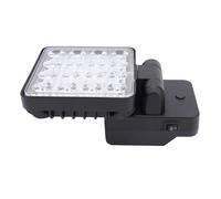 Leftwei Luz de Trabajo LED, Luz Recargable Portátil 1200 1500LM, de Carga USB A Tipo C con 90 330 Grados Ajustable y Resistente Al Agua IP67, Ideal para Batería PARKSIDE X20V