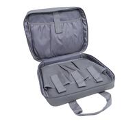 Leftwei Mini Bolsa de Viaje para Platos, Bolsa de Almacenamiento de Tela Oxford, Estuche de Viaje con Correa Ajustable y Forro de Espuma, Ideal para Kit Satelital, Cable, Enrutador y Fuente de