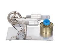 Leftwei Modelo de Motor Stirling con Luz LED Colorida y Artesanía Precisa para Juguete Educativo de Aprendizaje en el Aula