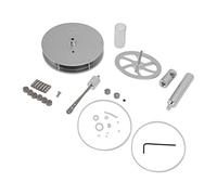 Leftwei Modelo de Motor Stirling de Baja Temperatura, Exquisito Kit de Aluminio para Proyectos de Ciencias Educativas