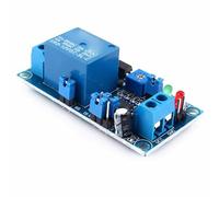 Leftwei Módulo de relé de Retardo, relé de Disparo Normalmente Abierto de 12 V, Interruptor de Temporizador Ajustable con Protección de Polaridad Inversa, Temporizador de 0,1 S-1 H, 2 Piezas