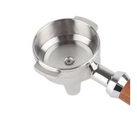 Leftwei Portafiltro de 58 Mm con de Madera Herramienta de Elaboración de Cerveza de Acero Inoxidable Duradera para Amantes del café 1 Unidad (#4)