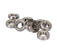 Leftwei Rodamientos de Bolas, Rodamiento Rígido de Bolas de 20 Piezas, Rodamientos Pequeños Transmisión de Potencia con Doble Blindaje 6901Z, 12 Mm ID 24 Mm OD 6 T