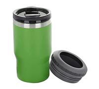Leftwei Soporte Aislado para Latas de Doble Pared de Acero Inoxidable 304 para 24 Horas de Frío/6 Horas de Calor, Enfriador de Botellas Portátil para Beber Al Aire Libre, sin BPA para el (GREEN)