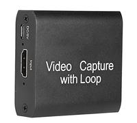 Leftwei Tarjeta de Captura de Vídeo 4K con USB para Transmisión en y Juegos para Laptop HD