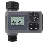Leftwei Temporizador de Aspersor, Temporizador de Control Automático Inteligente Programable, de Pantalla LED con Modo de Riego Manual, Ideal para Riego con Manguera de Jardín, Rosca Universal de