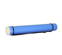 Leftwei Tubo de Póster Portátil Impermeable con Correa, Tubo de Almacenamiento de Documentos de Gran Capacidad Expandible, Diseño Redondo Antigolpes, 40,2 X 3,3 Pulgadas, Ideal para Artistas y (Blue)