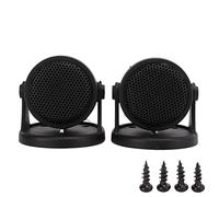 Leftwei Tweeter de Cúpula de Alto Rendimiento Apto para Mini Tweeters para de Audio Universal para Automóvil 5-20 KHz 101 DB 2 Unidades Negro