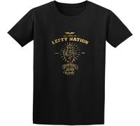 Lefty Nation Bringing Balance to an Otherwise Right Handed World Fine Men's Fashion T Shirt Black 3XL
