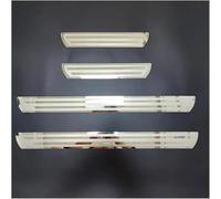 LEFUVR 4 Piezas Protective Umbral Puerta Coche para Chrysler Town & Country IV V 2000-2016, Acero Inoxidable Desgaste Protector de Pedal de Umbral Puerta Molduras