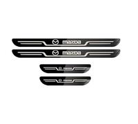 LEFUVR 4 Piezas Protector Umbral Puerta Coche para Mazda 6e, Protección de Umbral Estribos Protectoras de Acero Inoxidable,C