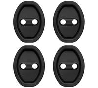 LEFUVR 4 Piezas Protectores de Cerraduras Puerta Coche para Porsche Macan II Electric 2024 2025, Absorción Choques Ruido y Protección, Accesorios de Protección Interior