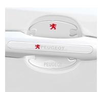 LEFUVR 8 Piezas Protector Manija Puerta Coche para Peugeot Traveler Compact 2016-2020, Evitar Arañazos Película de Protección de Pintura Accesorios Coche