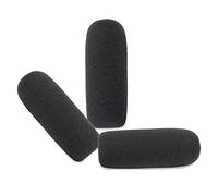 LEFXMOPHY A10 - Filtro de espuma de repuesto para micrófono Astro A10 / Razer Kraken, funda de calcetín de viento con cancelación de ruido negro, paquete de 3