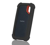 LEFXMOPHY Funda de Repuesto para SanDisk Extreme Portable SDSSDE61 de 500 GB, 1 TB, 2 TB, 4 TB, SSD Externo, E61 de Silicona Suave, Color Negro