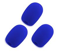 LEFXMOPHY Parabrisas azul para Razer BlackShark V2 / V2 Pro / V2 X/Kaira Pro Gaming Headset Micrófono Pop Filter Mic cubierta de espuma, paquete de 3