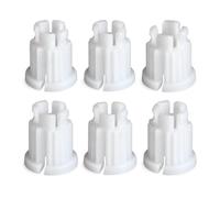 LEFZUR 6 Piezas Casquillos De Repuesto Para Grifos, Adaptador Universal De Plastico Blanco, Compatible Con GROHE Dornbracht KEMPER Kludi, Para Baño Cocina