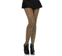 Leg Avenue 7130 - Medias Lurex (talla única), color negro y dorado