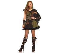 Leg Avenue 85281 - Disfraz de Robin Hood para Mujer, Color Verde y Negro