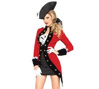 Leg Avenue 85386 - traje abrigo rojo rebelde de la Mujer, de gran tamaño (40 euros)