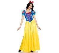 Leg Avenue 85407-10101 Classic Snow White Costume, Multicolor nieve Mujer, Small (EUR34-36) (8540701101)