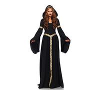 Leg Avenue 85531 negro/oro Pagen disfraz de bruja (talla XL/UK 16 - 18)