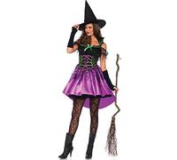 Leg Avenue 85606 2 piezas Spiderweb Witch Set, mujer Carnaval Disfraz, L, multicolor