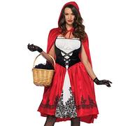 Leg Avenue- Costume Montar Mujer, Color rojo, Medium (EUR 38-40) (85614 00302-003-M)