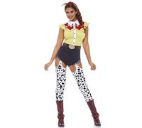 Leg Avenue 86777-10102 Giddy Up Cowgirl Costume, Medium, Multicolor (EUR 38-40) Mujer
