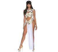 Leg Avenue 86904-00201 Cleopatra - Disfraces para adultos, color blanco, talla S