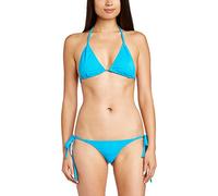 Leg Avenue Bikini de triangulo con brasileã'a Fruncido Turquesa