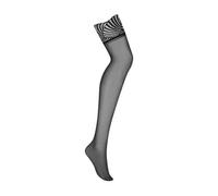 Leg Avenue Black Lace Stockings Black 1ud