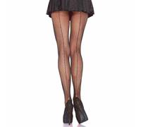 Leg avenue medias en red - coror negro talla grande