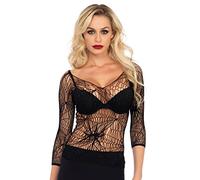 Leg Avenue Black Widow Web - Malla Superior