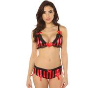 Leg Avenue Bombshell Juego de satén M, 1 pieza